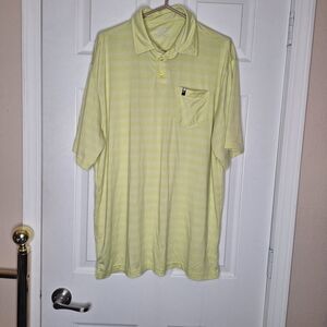 Black Clover Striped Polo Golf Shirt Size XL